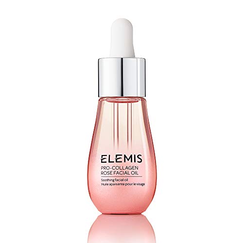 ELEMIS Pro-Collagen Rose Facial Oil | Lightweight Daily Facial Oil Soothes, Nourishes, and Smoothes Skin for a Radiant, Fresh Complexion | 15 mL