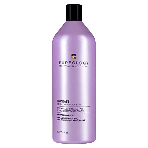 Pureology Hydrate Moisturizing Conditioner | For Medium to Thick Dry, Color Treated Hair | Sulfate-Free | Vegan