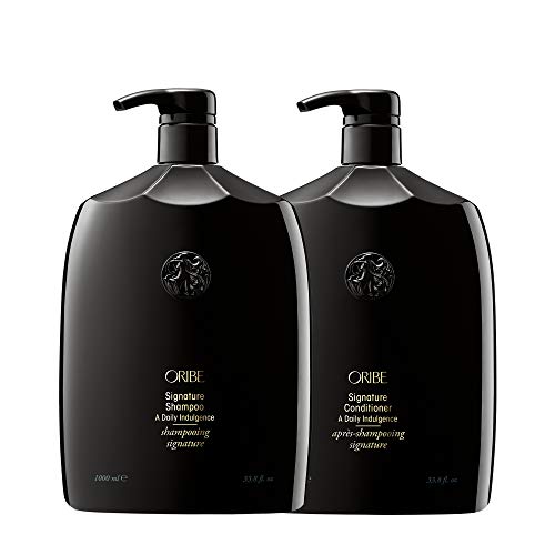 Oribe Signature Shampoo and Conditioner Liter Bundle