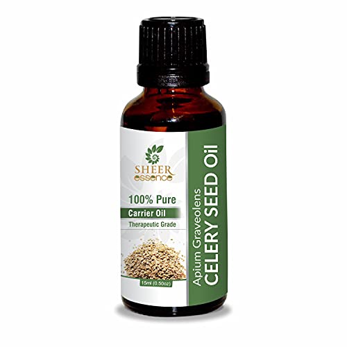Celery Seed Oil 100% Pure Undiluted Natural Uncut Therapeutic Grade Cold Pressed Carrier Oils for Skin, Hair and Aromatherapy 5000ML