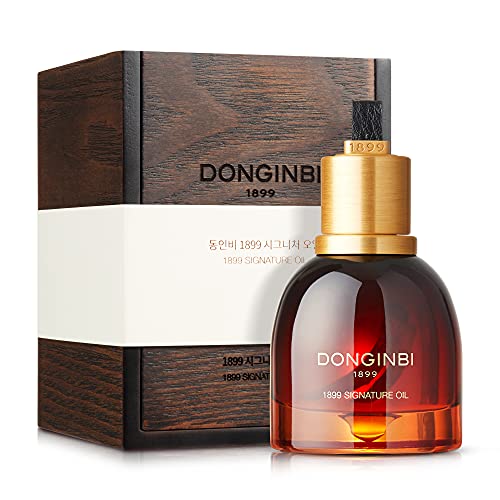 Korean Skin Care DONGINBI 1899 Signature Oil - Anti Aging Face Oil for Women with Red Ginseng Extraction Technology, Jojoba Seed Oil & Sweet Almond Oil - 25g