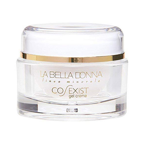 La Bella Donna CO-EXIST Anti-Aging Face Gel Creme (2 OZ.) - Aqueous Extract of Green Tea, Sodium Hyaluronate, Pentapetide-3, Retinol. Day and Night Moisturizing Gel Cream