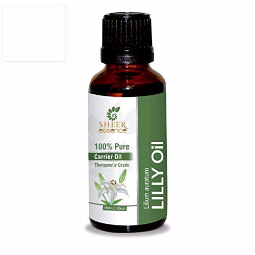 Lilly Carrier Oil 100% Pure Undiluted Natural Uncut Therapeutic Grade Cold Pressed Carrier Oils for Skin, Hair and Aromatherapy 5000ML