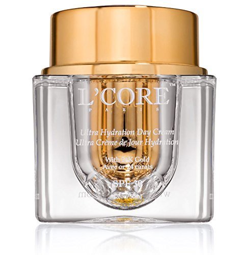 L'Core Paris 24K Gold Nourishing Anti Aging Night Cream - Hydrates Skin with Natural Botanical Extracts, Hyaluronic Acid and Powerful Antioxidants - 1.7oz/50ML