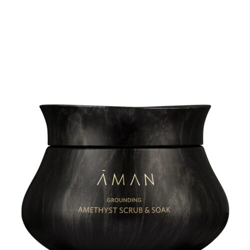 Aman Skincare 340g Grounding Amethyst Scrub & Soak